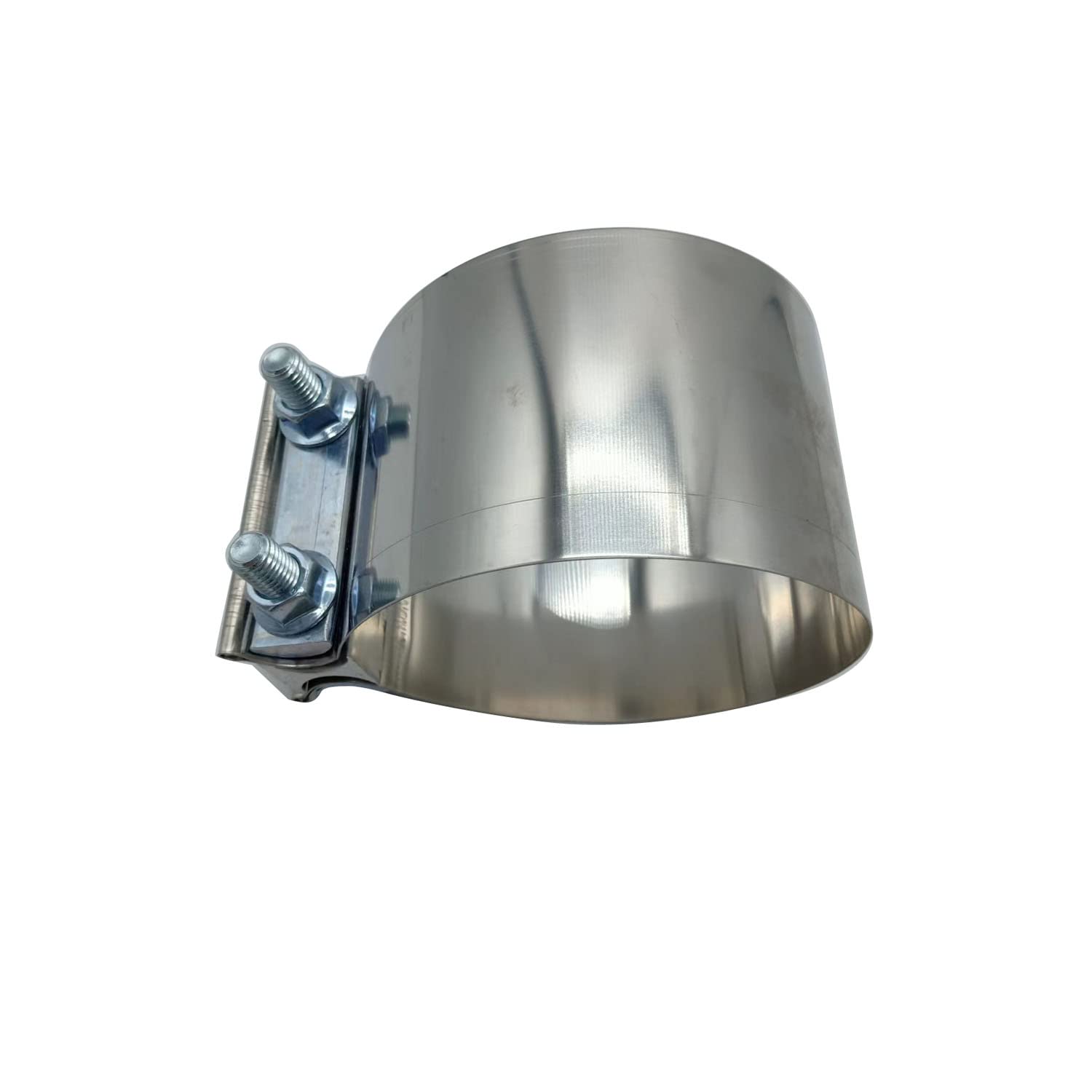 4" Butt Joint Exhaust Band Clamp Stainless Steel Sleeve - View #9