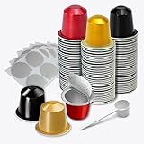Espresso Capsules Refillable Coffee Pods For...