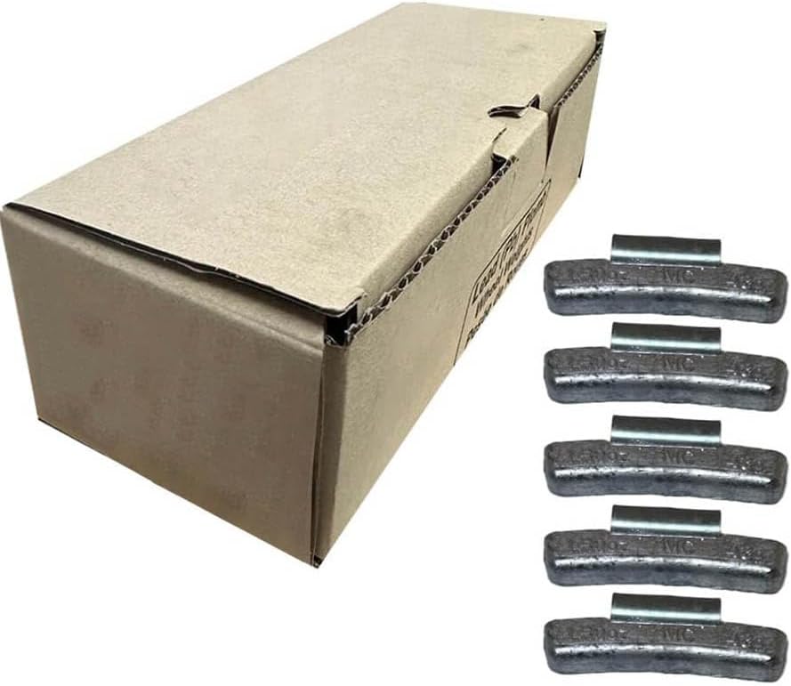 Tire Wheel Balancing Weights MC Type Uncoated Lead Clip On 1.50 oz 1-1/2 oz - 50 Pcs Bag