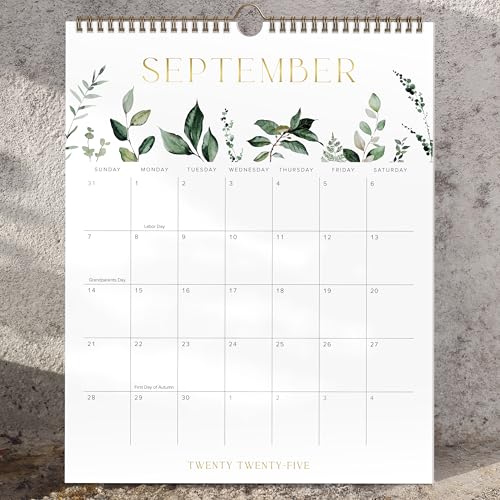 Aesthetic 2025-2026 Wall Calendar - Runs from June 2025 Until