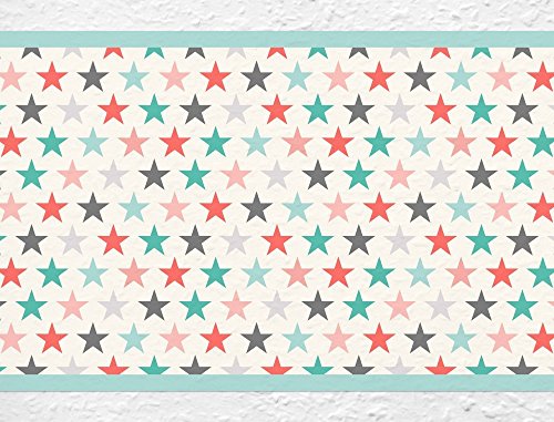 Cenefa autoadhesivo habitación de los niños cenefa Estrellas Cielo estrellado n