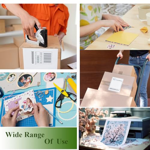 Miguming STICKER PAPER 38 SHEETS 8.5*11 INCH 45 Sheets Of Sticker Paper-White Matte Printable Sticker Paper For Inkjet Printer, Sticker Printer Paper Full Sheet Labels,For Laser/Inkjet Printers,Letter Size thumb #6