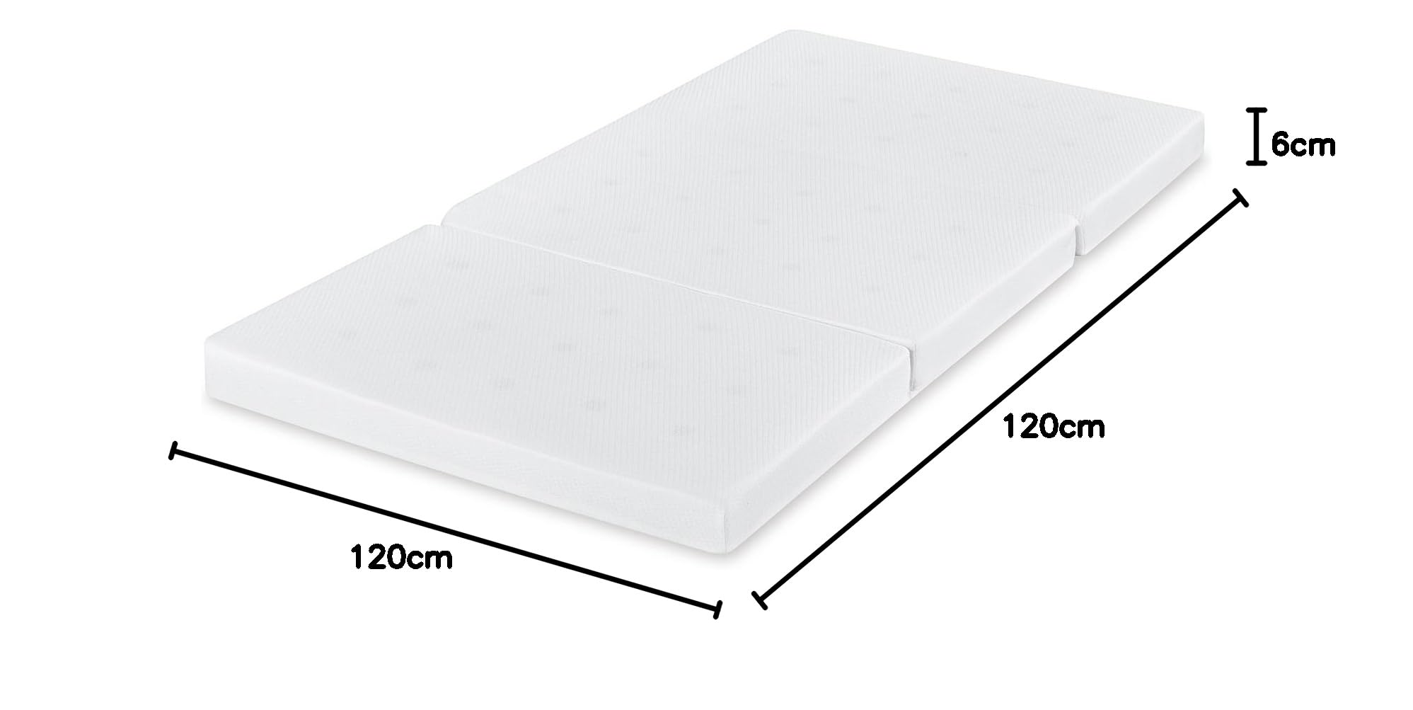 Bambini Reisebettmatratze Dream Air+ 120x60 cm | Höhe 6 cm | Gute Durchlüftung