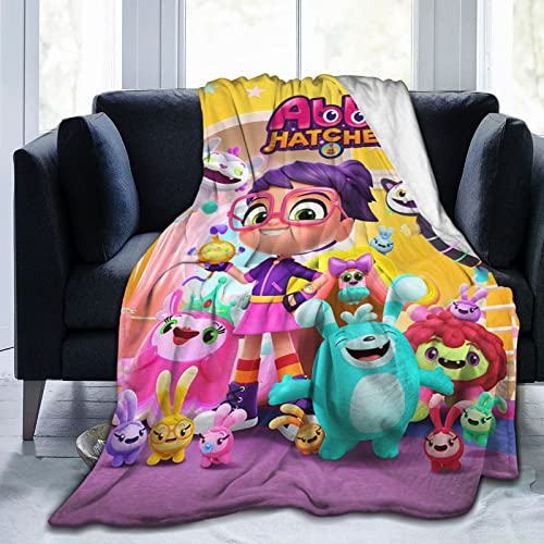 APOPO Abby Hatcher Soft Flannel Microfiber Air Conditioner Blanket for Bedding Sofas and Travel