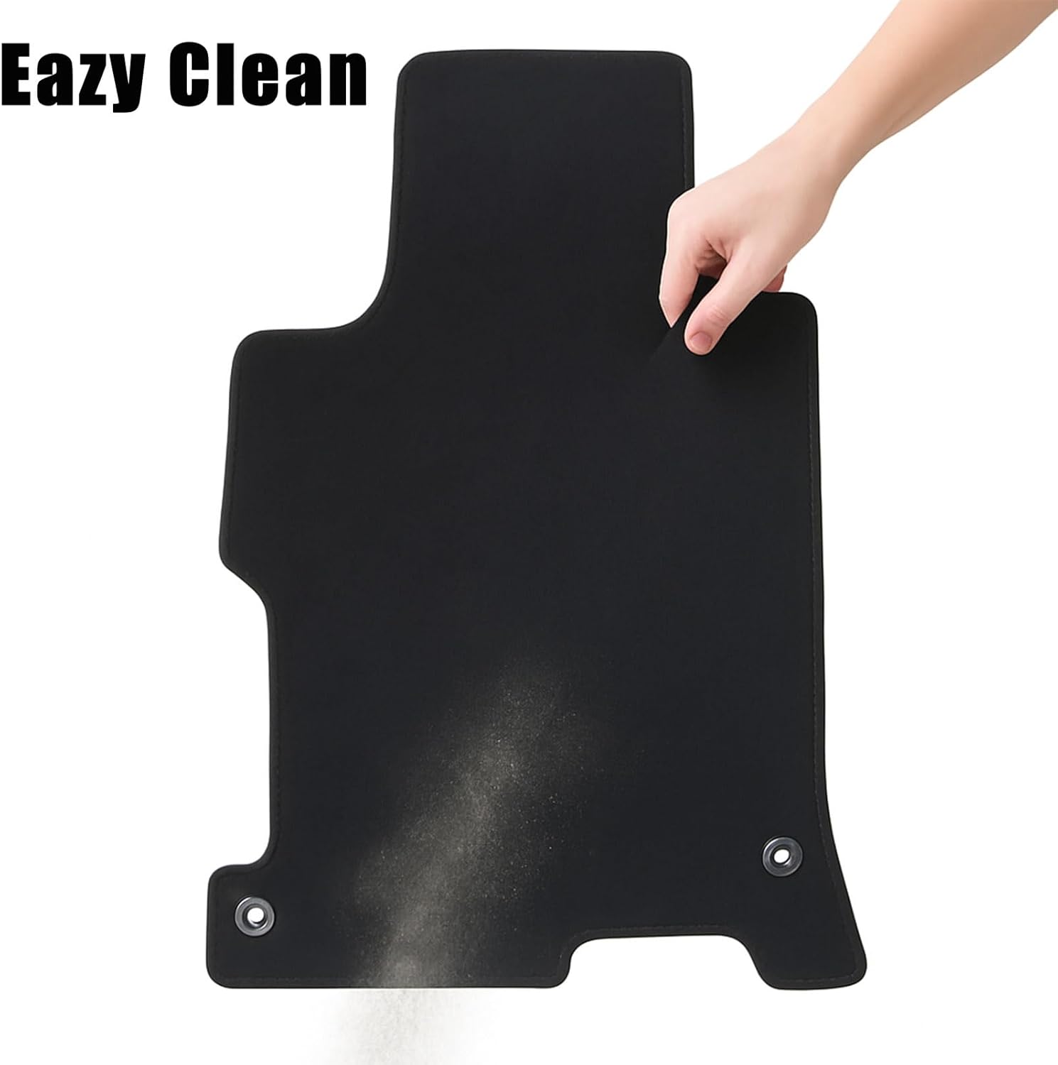 SecosAutoparts 4 Pieces Black Velour Carpet Floor Mats Front & Rear Floor Mats Compatible with Lexus ES350 2007 2008 2009 2010 2011 2012