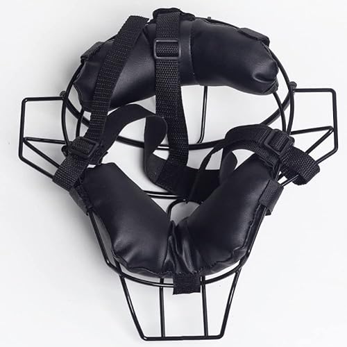 Miniatura 4 de Máscara facial de béisbol y softbol para máxima protección, protector de cabeza de acero de estilo tradicional con almohadilla de espuma de