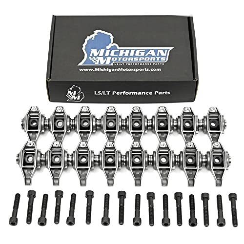 Michigan Motorsports LS1 Rocker Arms and Bolts with Trunion Kit