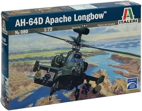 Italeri 0080S Ah-64 D Longbow Apache Model