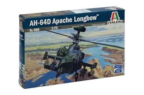 Italeri 0080S Ah-64 D Longbow Apache Model #TOP4