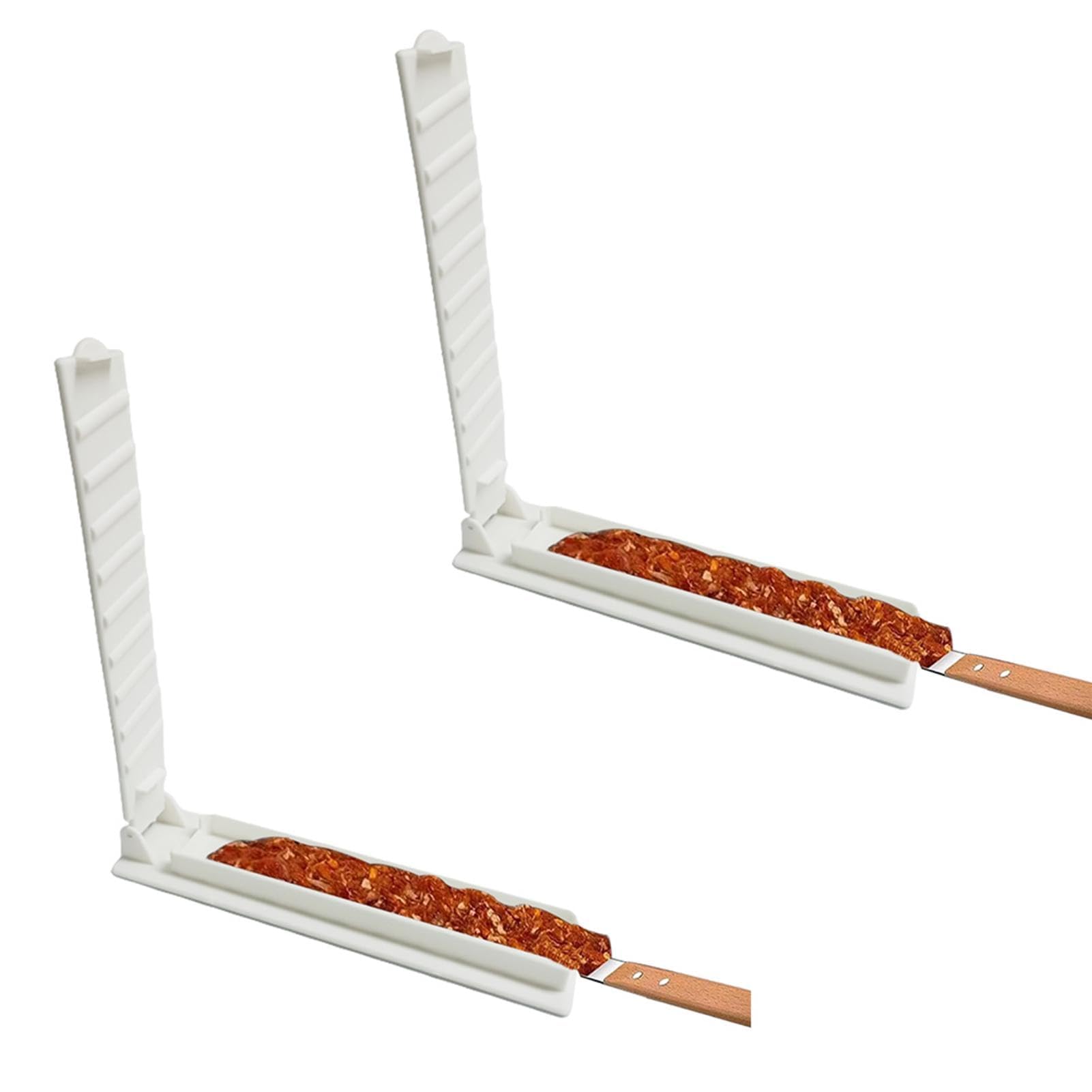 2 Kebab Press - Kabab - Kabob - Easy Maker - Perfect for Barbecue and Outdoor Activities