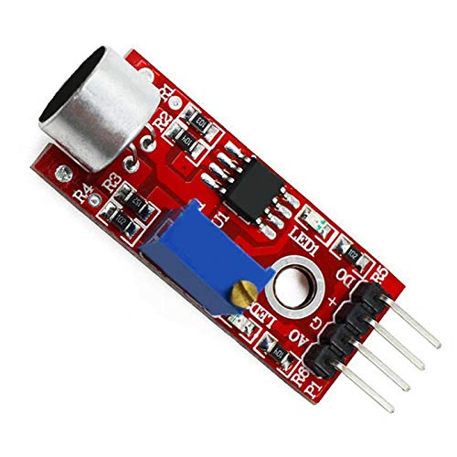 Sensor de microfone, SENRISE 5 peças de sensor de detecção de som - Módulo de detecção de sensor de