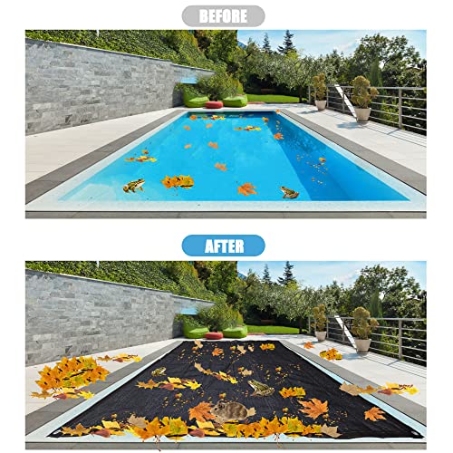 Malla para piscina 20x40 FT con cuerda y ojales miniatura 4