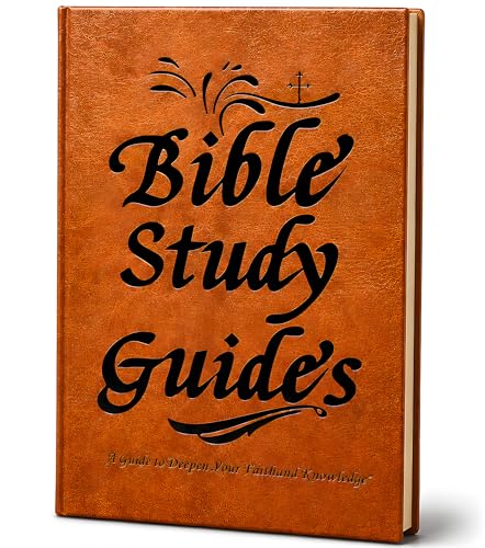 CHIDINEST Bible Study Guides 66 Pages & Devotional Journal - Daily Scripture Notebook with Guided...
