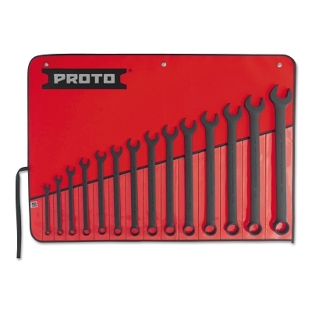 Stanley Proto J1200FBASD Combination Wrench Set, ProtoBlack, 14