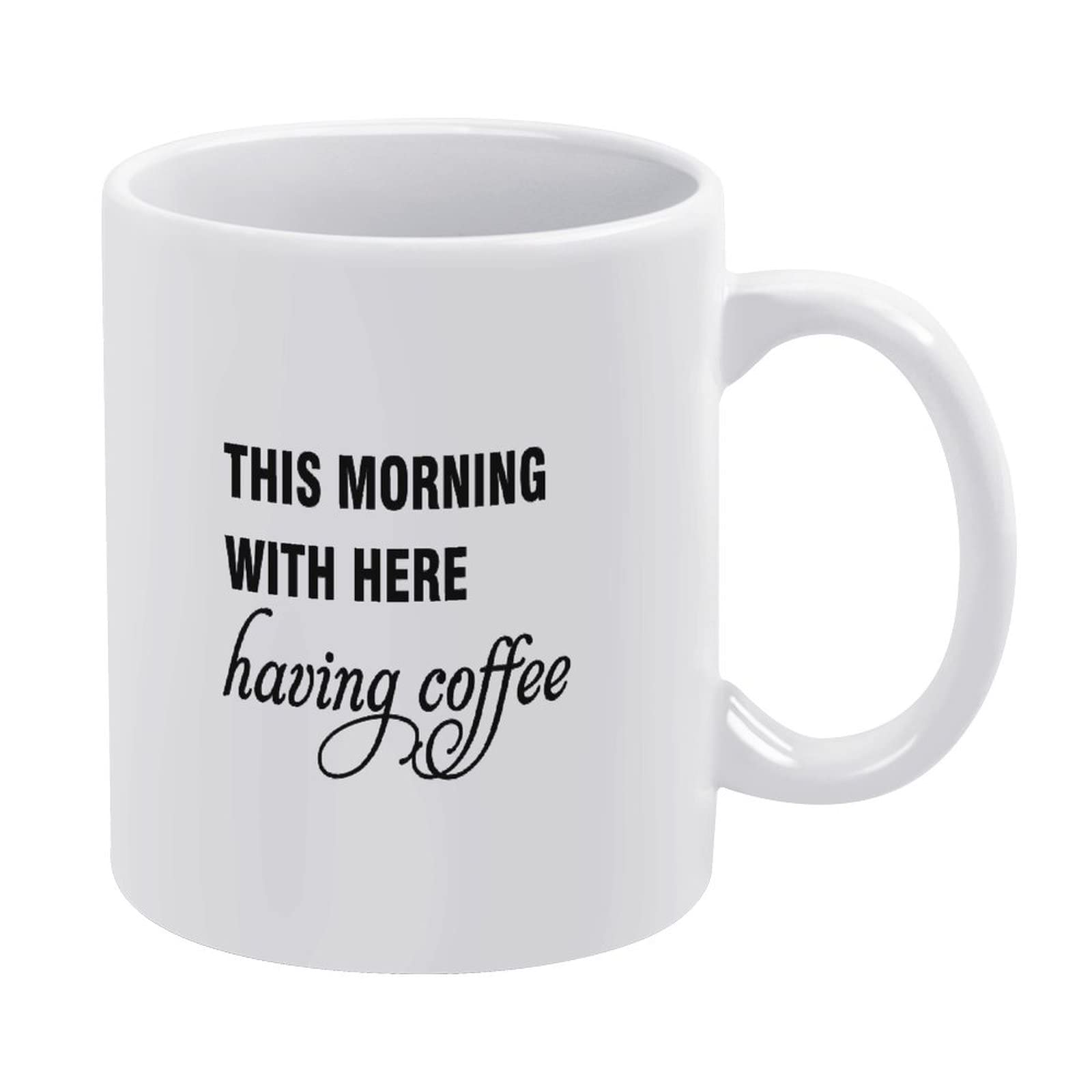 Tasse à Café Humoristique En Céramique Motif Vagues Colorées