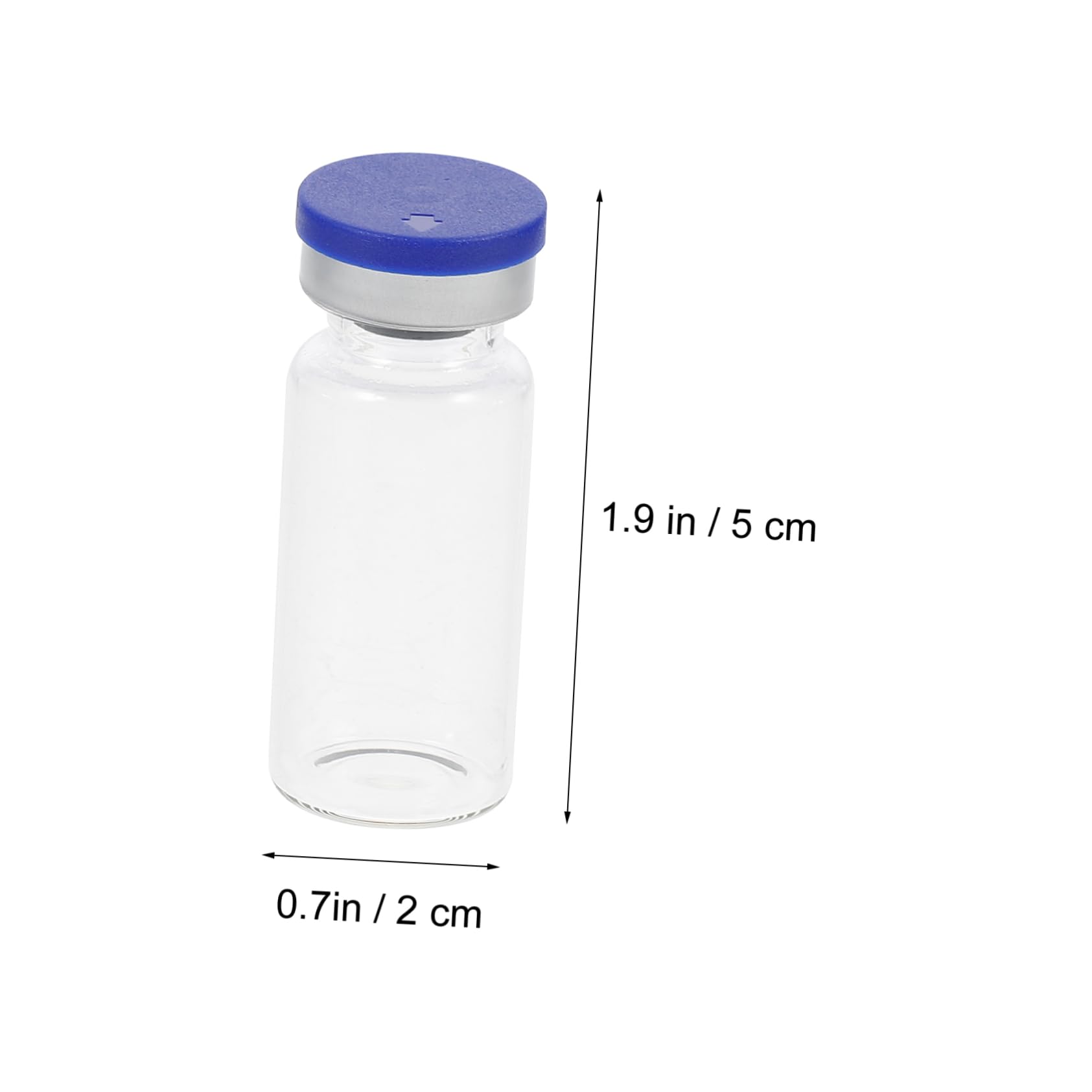Alipis 100stücke Transparente Glasfläschchen Klare Flaschen Mit Deckel Leere Glasflaschen Experimentierfläschchenflasche Nachfüllbare Glasflaschen