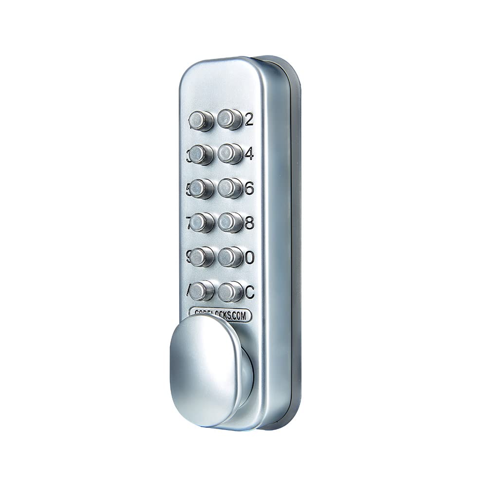 Codelocks 96648 CL160 Lock, Fire Kit, Silver Grey