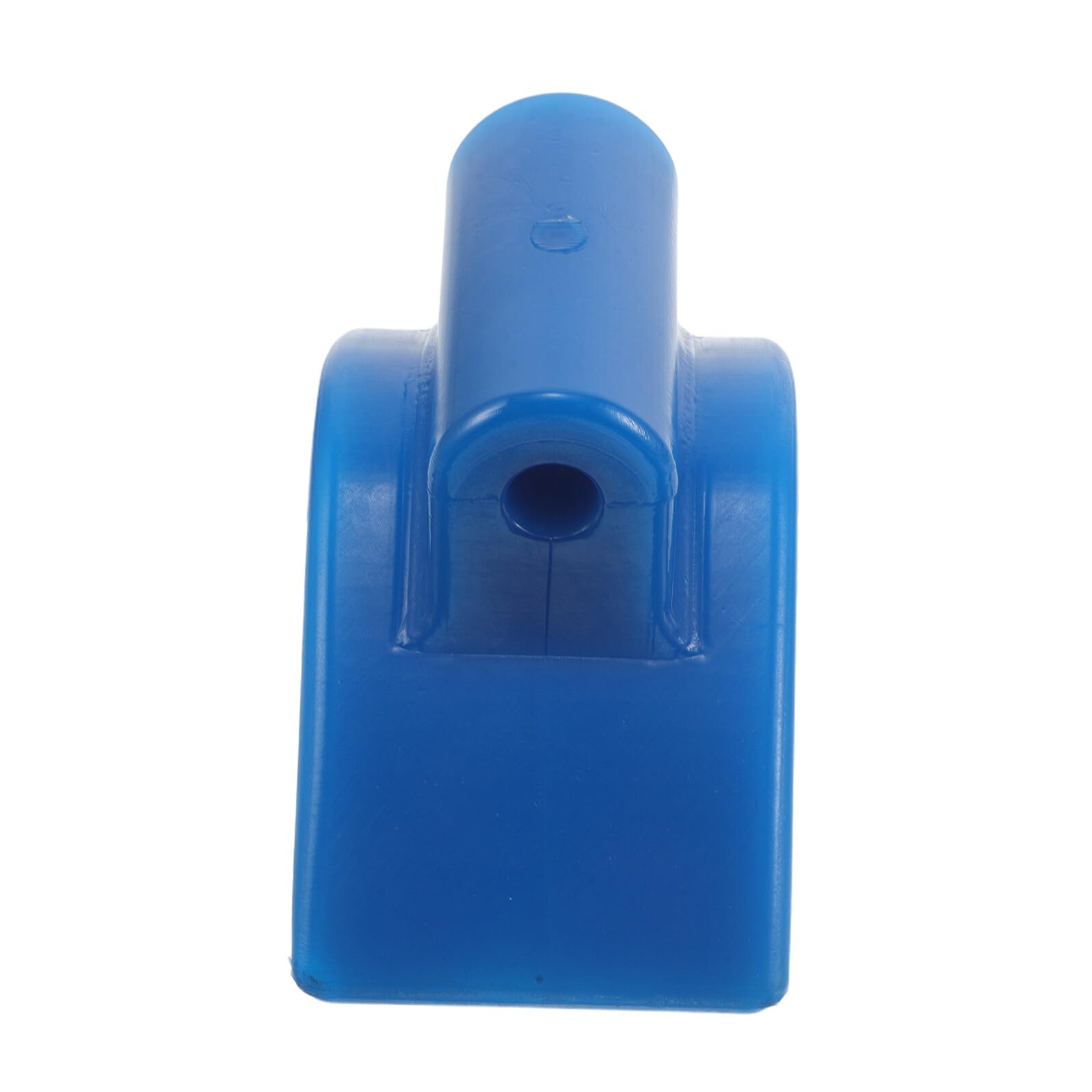 OFFSCH Marine Boat Trailer Bow Stop Block 3-inch Blue V-guide Roller, Rubber Bow Support for Secure Boat Launching and Loading, Marine Trailer Accessories