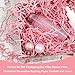 Corlcol 2LB Crinkle Paper Shred Filler for Gift Box Bag and Basket On Mother's Day(Pink)