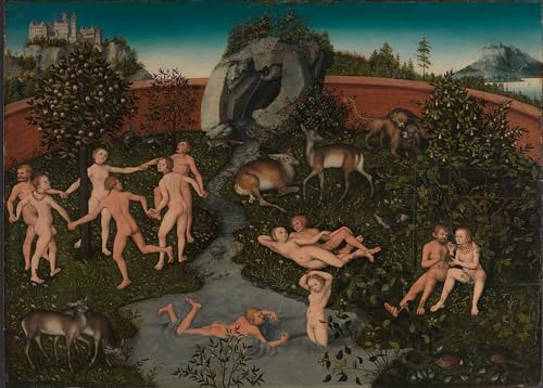 Cuadro El elector Juan Federico Lucas Cranach de lienzo decorativo para hogar dormitorio 60x90cm
