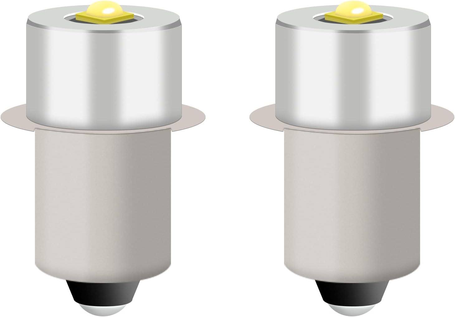 Honoson 30 Lumen 3Volt LED Replacement Bulb Flashlight Bulbs LED Torch