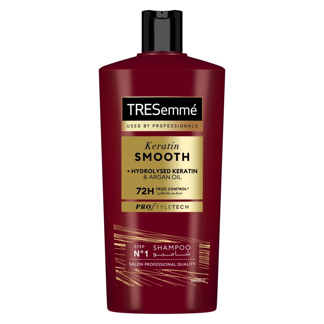 TRESemme Keratin Smooth Shampoo with Argan Oil for Dry & Frizzy Hair 600ml