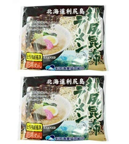 利尻昆布ラーメン 乾麺 インスタント 袋麺 塩ラーメン スープ 付 麺類 りしりこんぶ