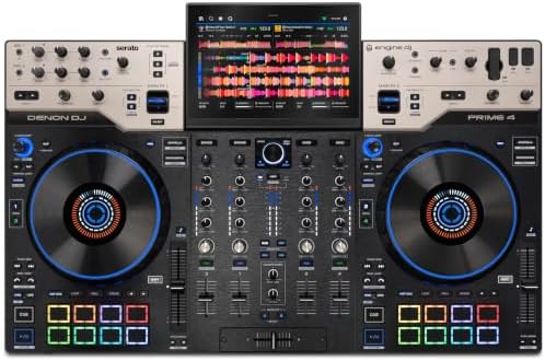 Denon DJ Controlador DJ independiente PRIME 4 G2 con representaci...