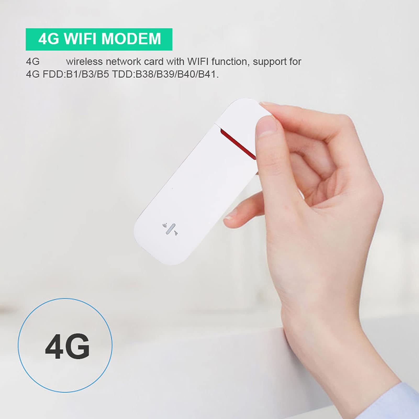 Tbest Scheda di Rete USB Wireless 4G Ad Alta velocità Adattatore WiFi/Ricevitore Supporto WiFi/Scheda di Memoria, Rete e Connessione della Famiglia di Componenti del Computer