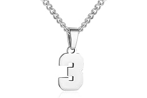 Silver Number Chains: The Perfect Accessory for Athletes of All Levels