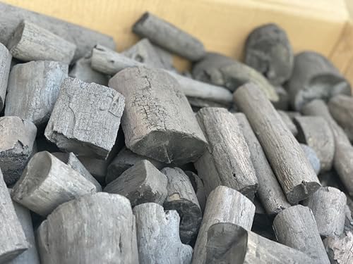 Image of Manshahia Wood Charcoal Pure Hardwood Coal for Barbecue, tandoor, Angeethi (1KG)