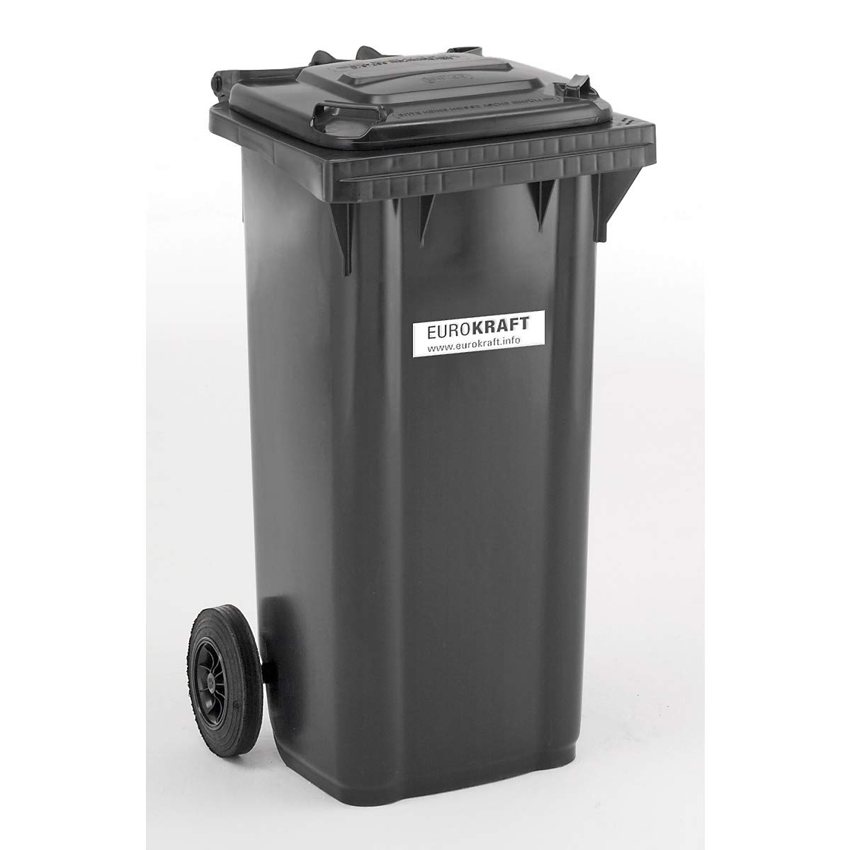 Eurokraft Pro Poubelle plastique DIN EN 840 120 L 505x1005x555 mm vert