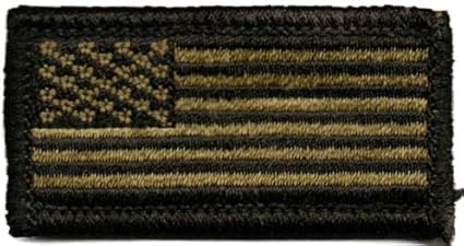 Gadsden and Culpeper USA Mini Tactical Rectangular Sew-On Patch - Olive Drab