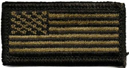 Gadsden and Culpeper USA Mini Tactical Rectangular Sew-On Patch - Olive Drab