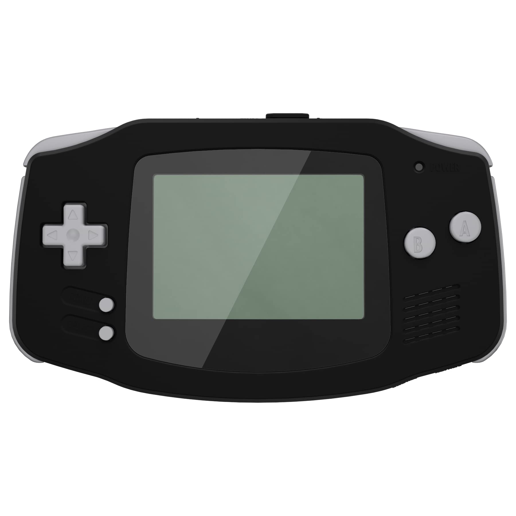 eXtremeRate Cover Scocca Tasti Custodia Pulsanti Shell Ricambio per Gameboy Advance GBA Console-Compatibile con IPS & Standard LCD-NON Include Console&IPS Schermo(Nero)