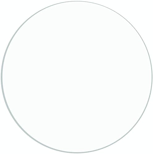 KastLite Disco acrílico transparente  Círculo de plexiglás con grosor y diámetro personalizados  Selección 18" de grosor con 13" de diámetro