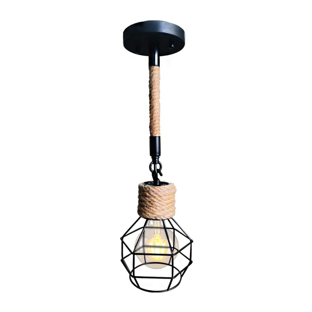 Luces de ropaje en rama de heno retro WQHPLMD iluminación industrial para sala 8