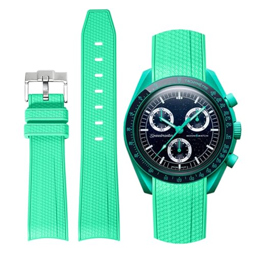 BONACE ({iX) [YEHb`poh J[uVRXgbv OmegaX Swatch 20mm WatchɑΉ Swatch Omega Moonswatch Speedmaster p ԂȂ Xgbv Y fB[X 