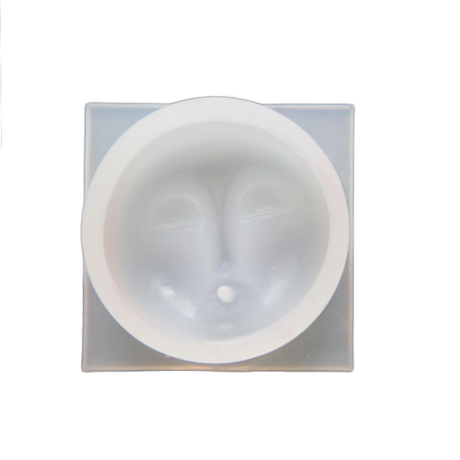 Abstract Face Silicone Molds Incenses Insert Concrete Molds Incenses Tray Cements Holder Home Decorations Silicone