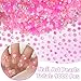 9000 Pcs Pink Colors Flatback Pearls and Rhinestones for Crafts, 3/4/5/6mm Jelly Resin Rhinestones, Mixed Size 3/4/6/8mm Half Pearl Bedazzling Gems for Nail DIY Crafts Mugs Tumblers Clothes Makeup