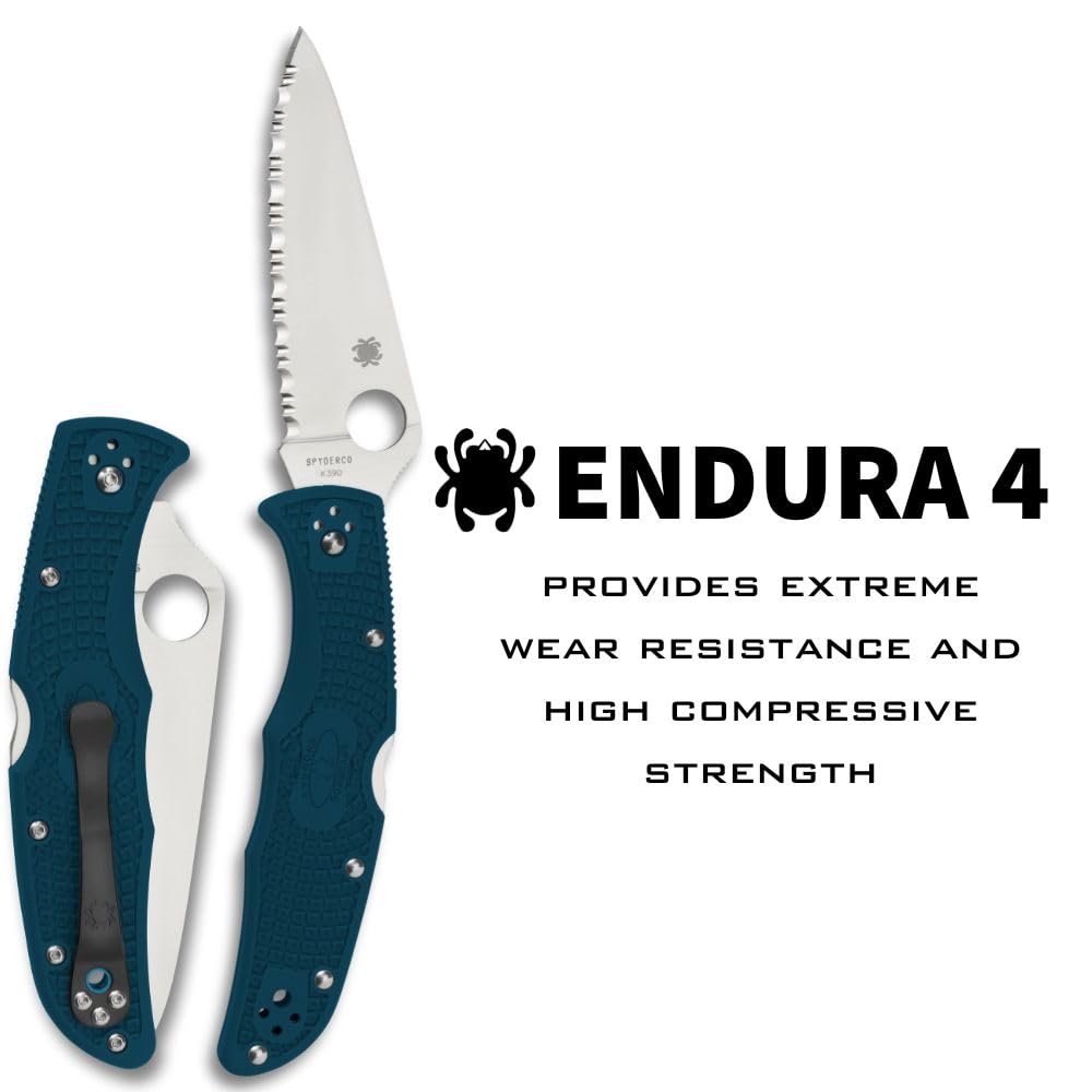 Endura 4 Lightweight K390 - Mango: FRN* Acero: K390 Microclean - Filo: SpyderEdge