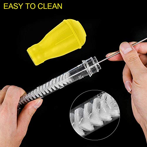Manyee Turkey Baster Cooking Set Heat-Resistant Baster For Cooking 4 Turkey Syrines With 1 Silicone Basting Brush And 2 Nylon Cleaning Brush For Bbq Grill Baking Kitchen Cooking #TOP2