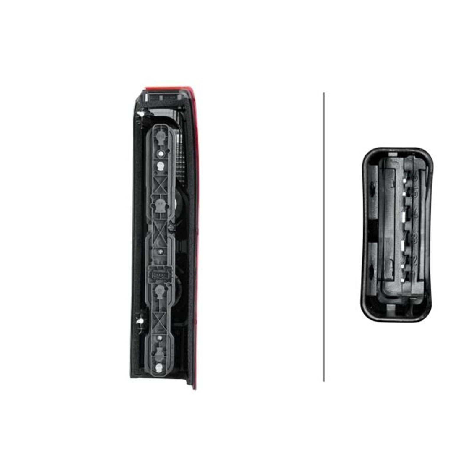 HELLA 2Va 010 110-051 Feu Arrière - Illumination - Ece - Gauche | 2VA 010 110-051 compatible avec NV400 Movano Master
