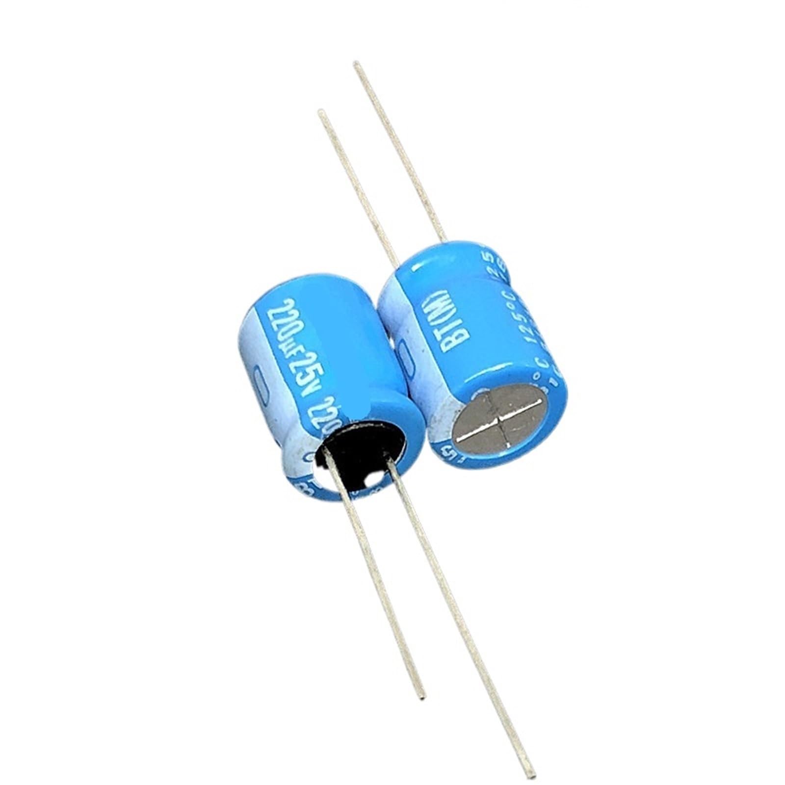 Condensateur électrolytique en aluminium 220 uF 25 V 10 x 12,5 mm 125 degrés(100pcs)