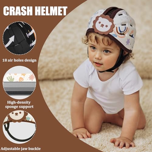 Casque bébé protecteur de tête avec coussin doux et léger