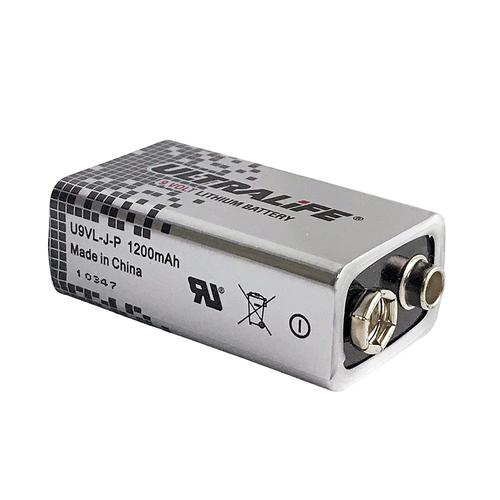 U9VL-JP für Drager Atemschutzmaske Estim FES Batterie 9V Lithium Batterie Ultralife 10 Stück