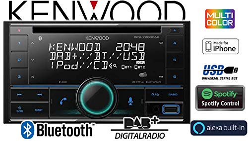 Amazon.com: Kenwood DPX-7200DAB 2-DIN CD Car Radio with DAB+ and