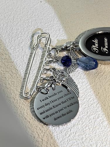 Bouquet Charms for Wedding Memory Wedding Bouquet Photo Charms Something Blue Gift for Bride2