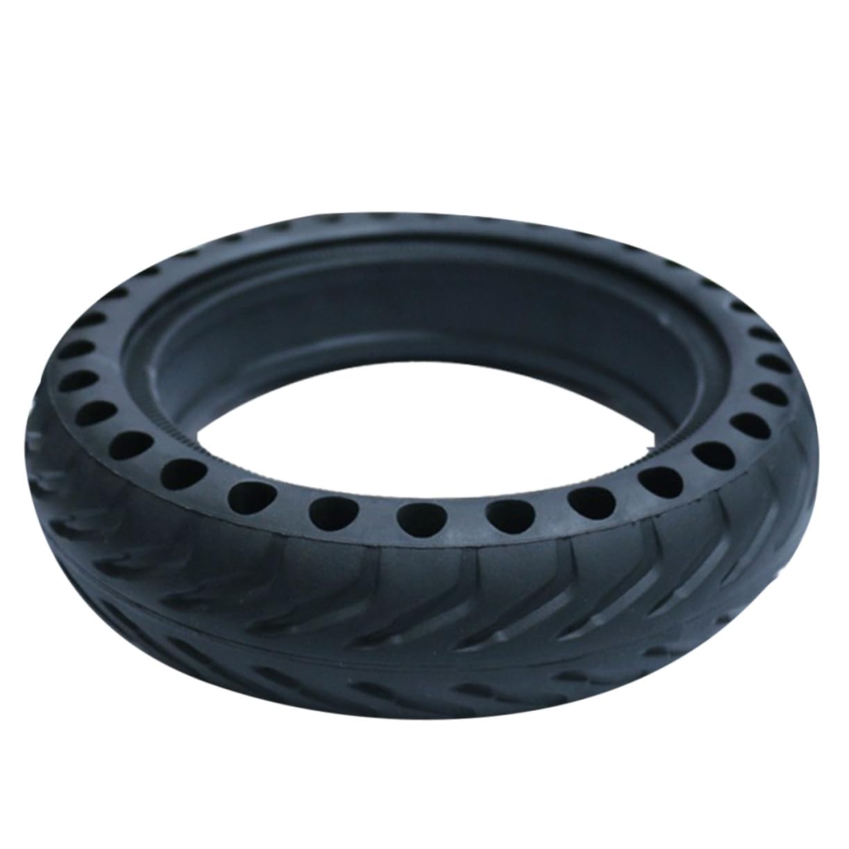 Pneu de Trottinette Électrique Alvéolé 8,5 Pouces Caoutchouc Noir Antichoc Absorbant, Léger et Solide pour Scooter Électrique, Remplacement Facile, Usage Urbain et Tout Temps