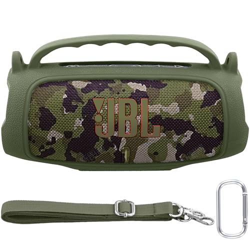 Baval Silicone Case Compatible with JBL Charge 5 Portable Waterproof Bluetooth Speaker(Camo Silicone Cover)